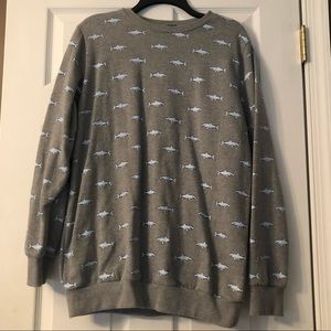 Shark Print Sweatshirt | Forever 21